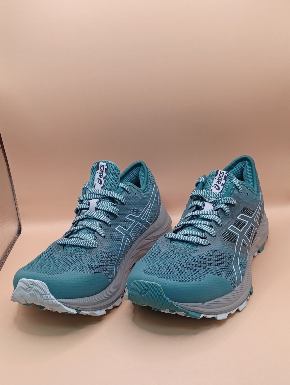 NWOB Asics Gel-Excite Trail Sneakers-Misty Pine/Soft Sky Women Size 7 US